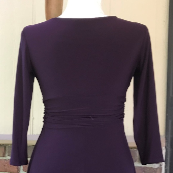 Chaps Ladies Small Dress NWT Aubergine - Picture 6 of 11